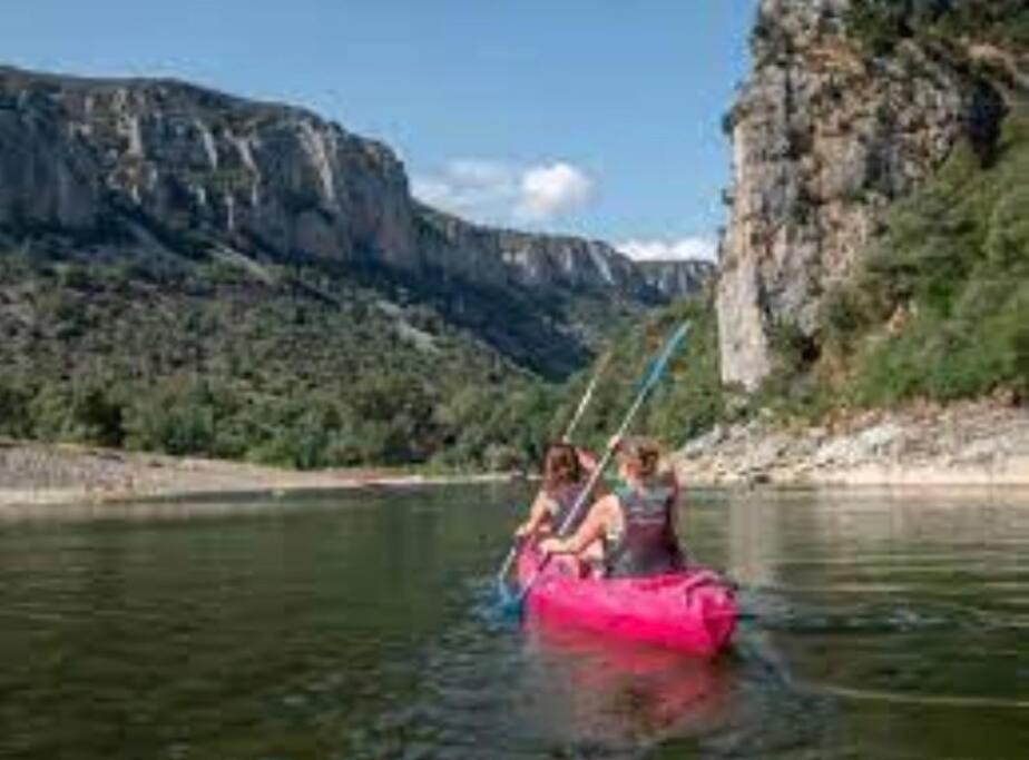 Villa La O'Liso Gorges De L'Ardeche Salavas Exterior foto